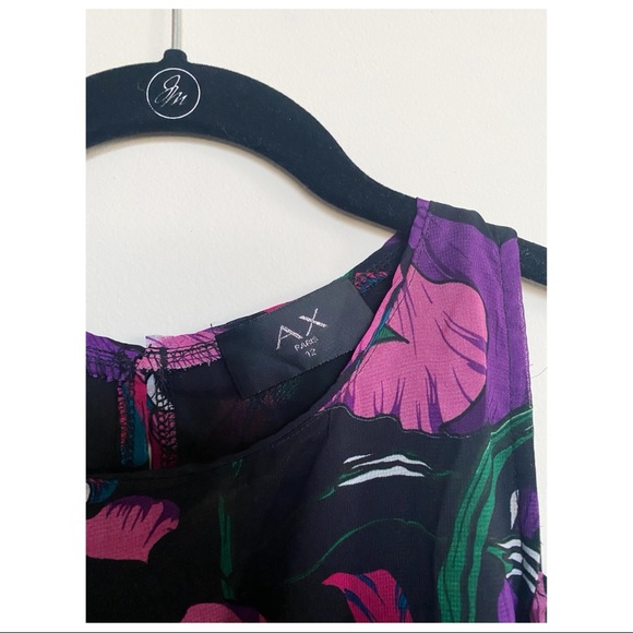 AX Paris Cold Shoulder Swing Dress in Floral Print | Size 8 - Picture 6 of 6